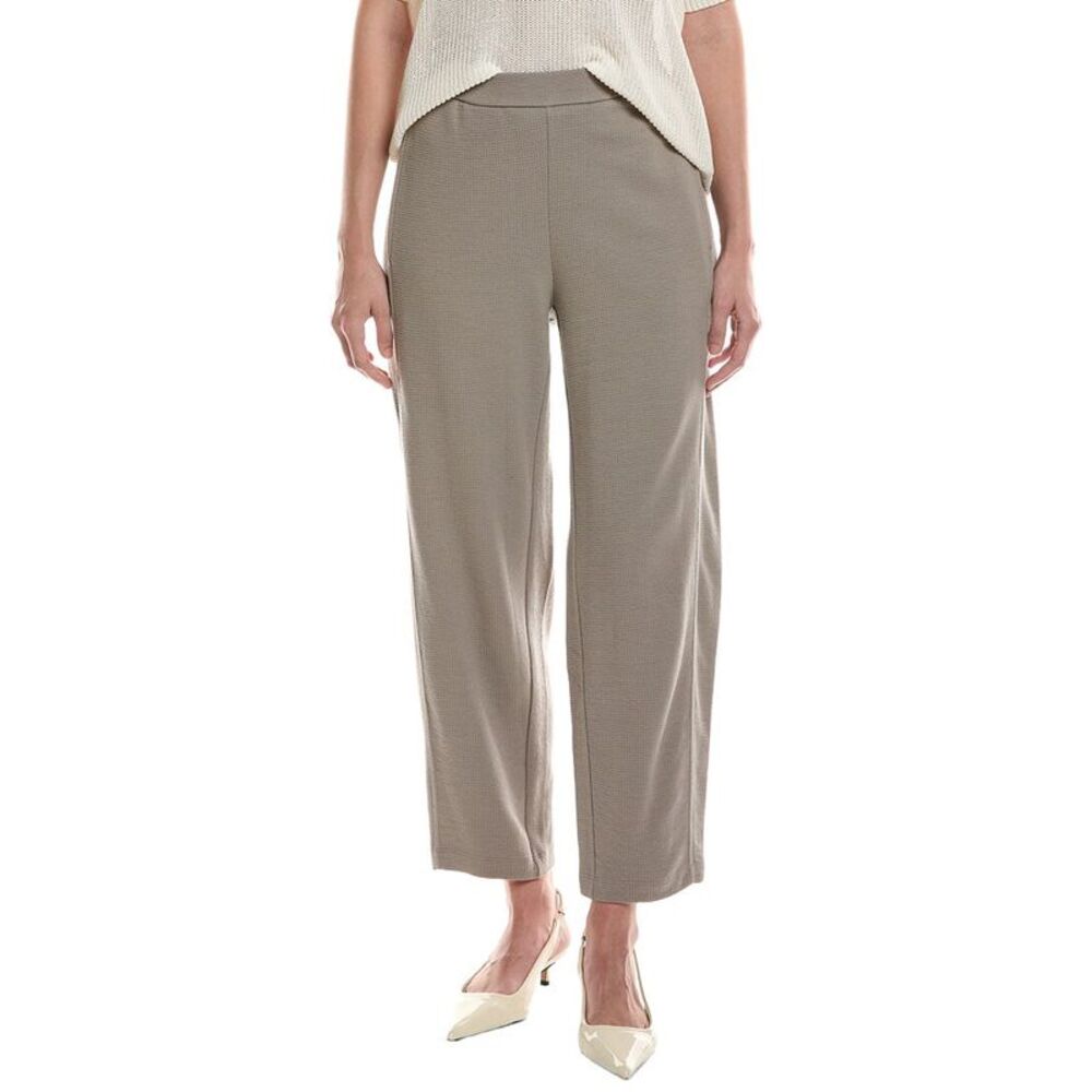 Eileen Fisher Womens  Lantern Ankle Pant, Brown